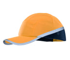 INDUSTRIAL HELMET LIGHTWEIGHT BUMPCAP HI VI