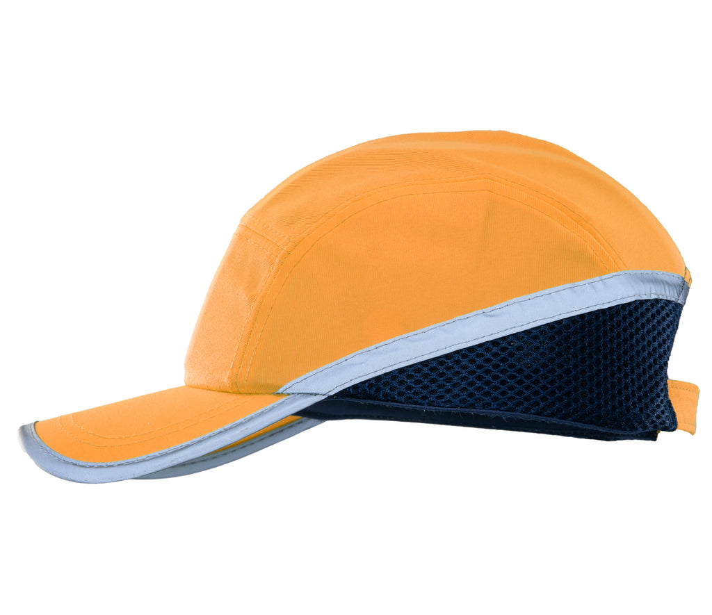 INDUSTRIAL HELMET LIGHTWEIGHT BUMPCAP HI VI