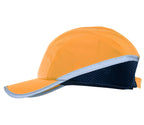 INDUSTRIAL HELMET LIGHTWEIGHT BUMPCAP HI VI