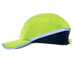INDUSTRIAL HELMET LIGHTWEIGHT BUMPCAP HI VI