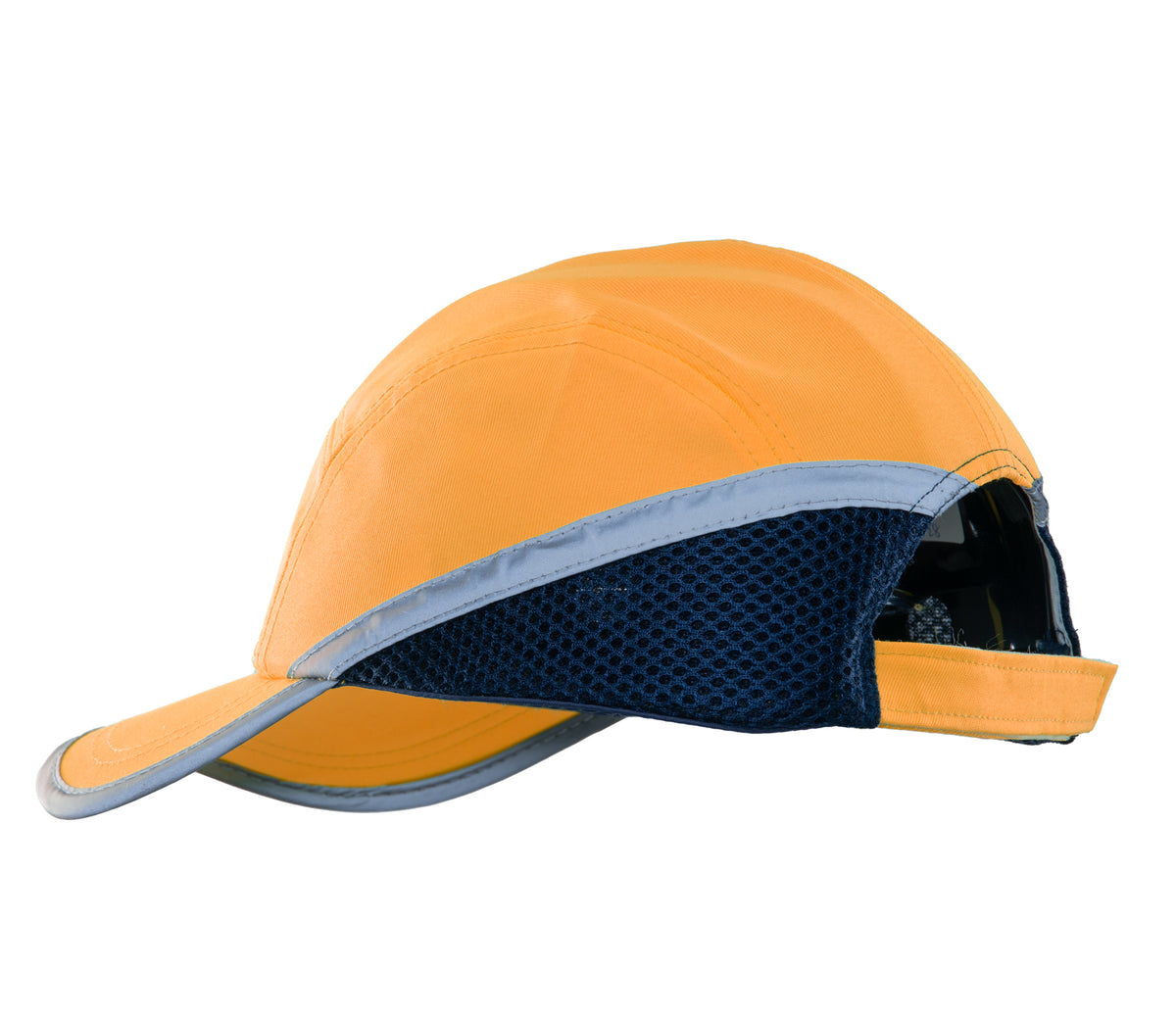 INDUSTRIAL HELMET LIGHTWEIGHT BUMPCAP HI VI