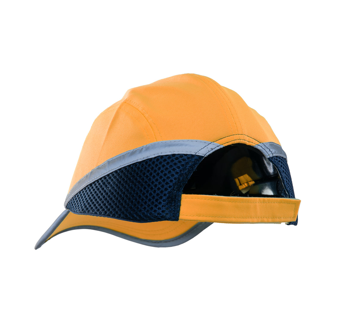 INDUSTRIAL HELMET LIGHTWEIGHT BUMPCAP HI VI