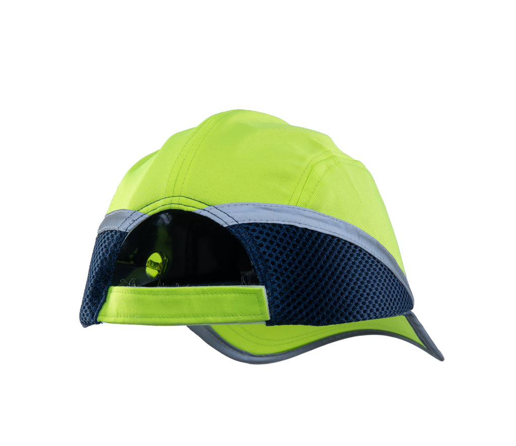 INDUSTRIAL HELMET LIGHTWEIGHT BUMPCAP HI VI