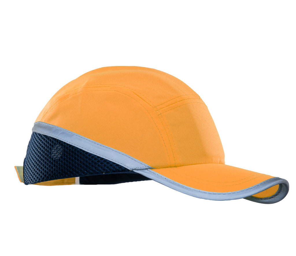 INDUSTRIAL HELMET LIGHTWEIGHT BUMPCAP HI VI