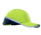 INDUSTRIAL HELMET LIGHTWEIGHT BUMPCAP HI VI