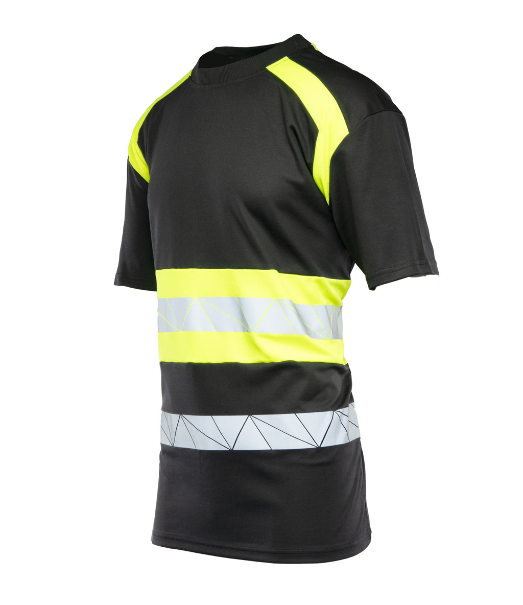 ECO RIVAL T-SHIRT BLACK/YELLOW