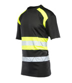 ECO RIVAL T-SHIRT BLACK/YELLOW