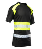 ECO RIVAL T-SHIRT BLACK/YELLOW