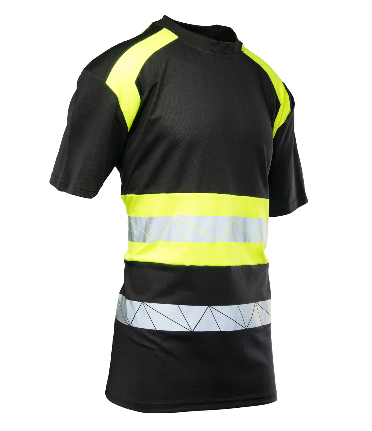 ECO RIVAL T-SHIRT BLACK/YELLOW