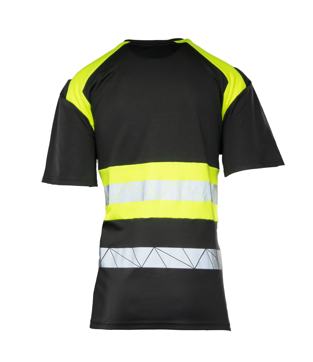 ECO RIVAL T-SHIRT BLACK/YELLOW
