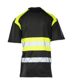 ECO RIVAL POLO SHIRT BLACK/YELLOW