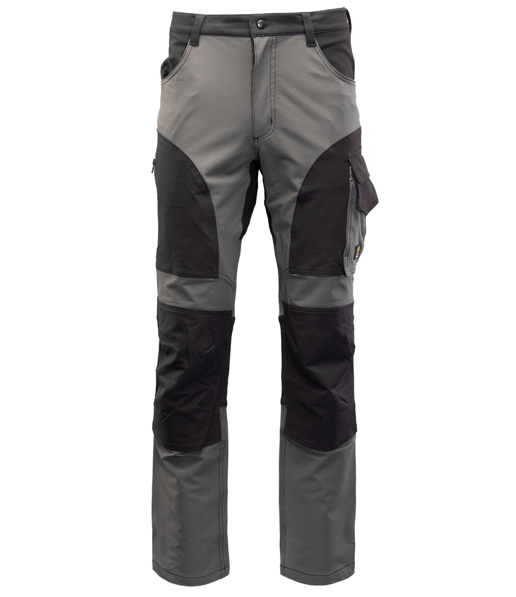 TRAIL TROUSERS WAIST STEEL/BLACK