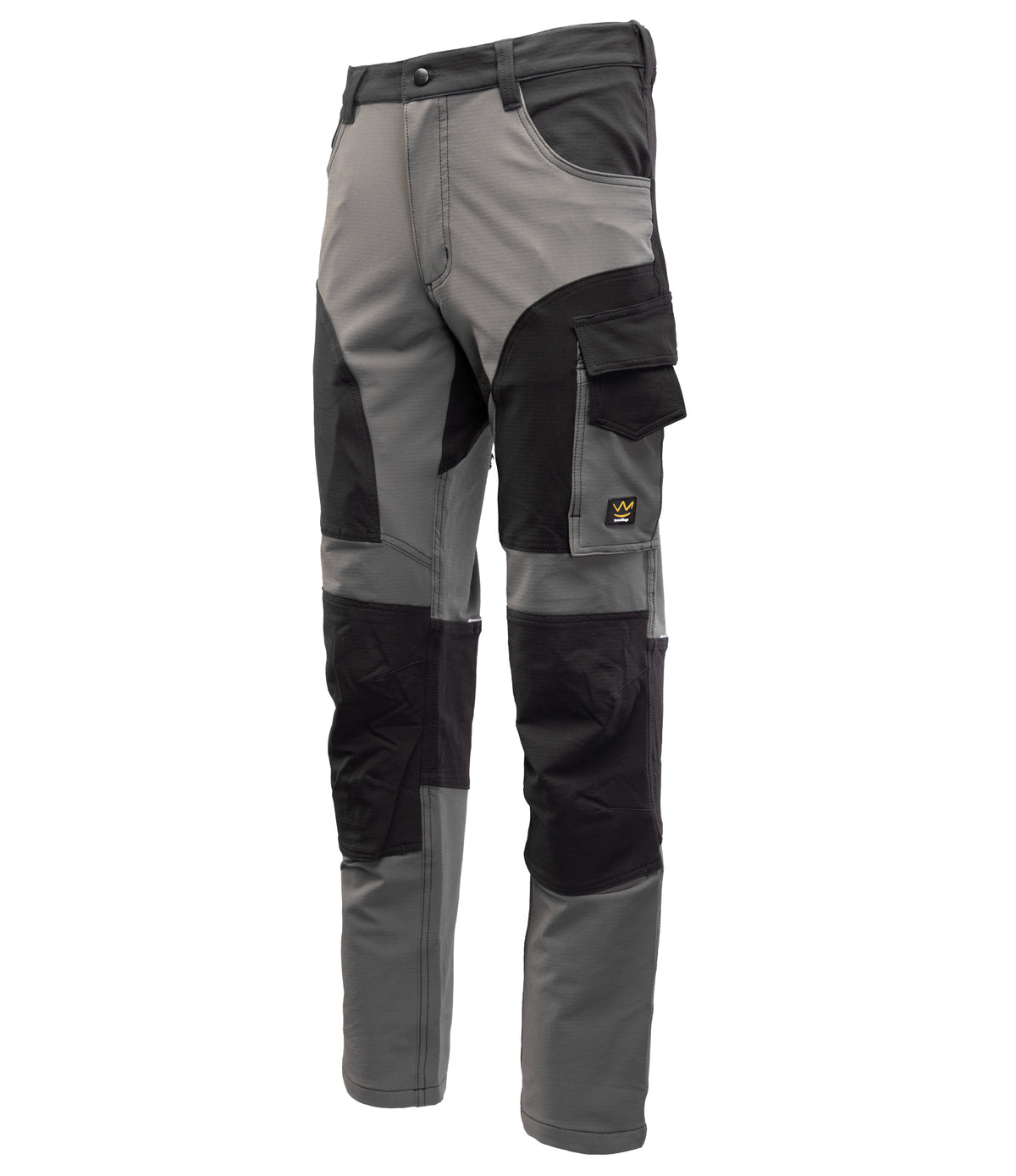 TRAIL TROUSERS WAIST STEEL/BLACK