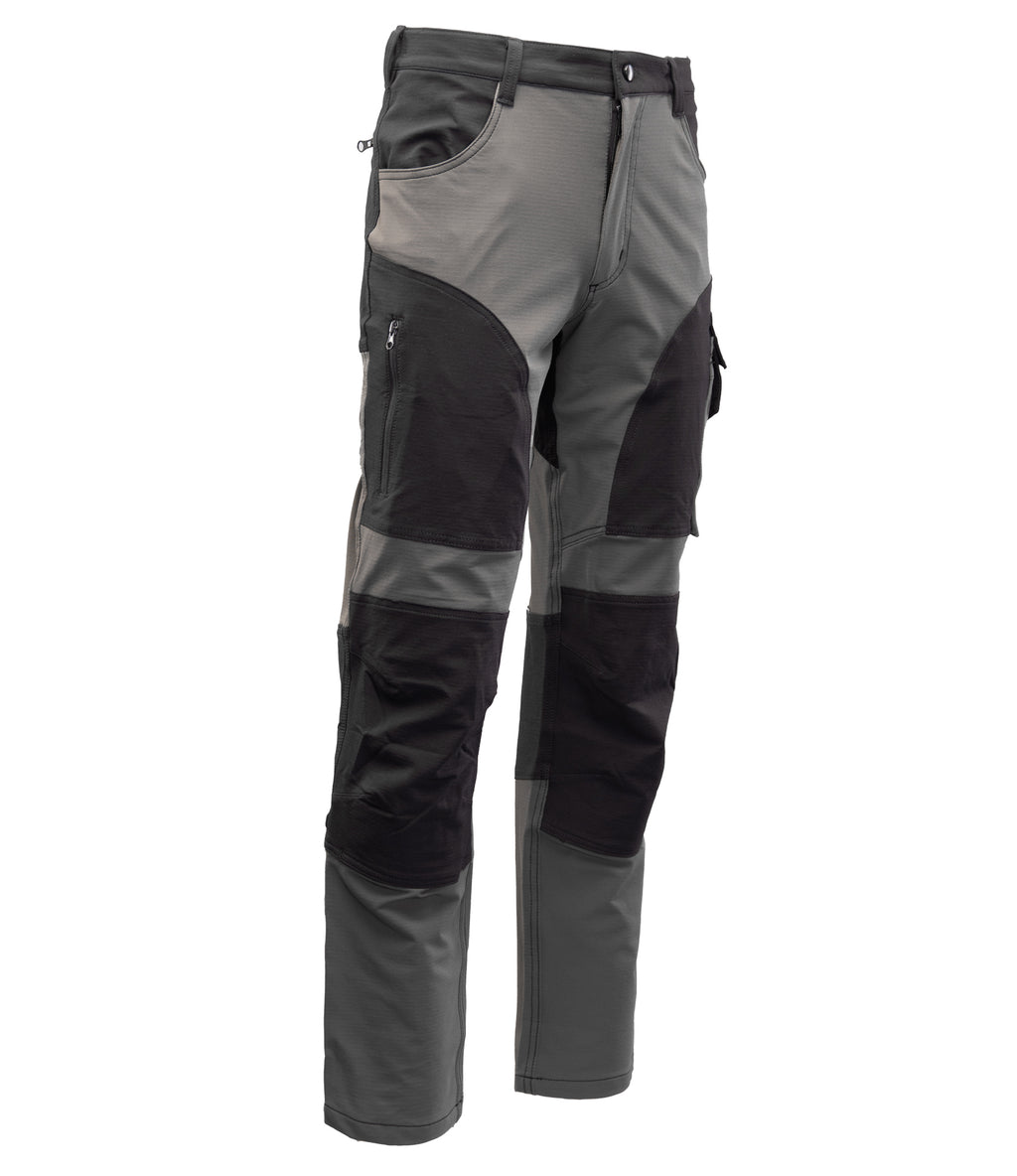 TRAIL TROUSERS WAIST STEEL/BLACK