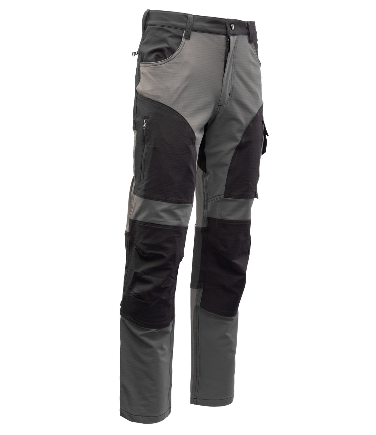 TRAIL TROUSERS WAIST STEEL/BLACK