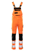 BIB PANTS. FLASH WARNING ORANGE SKF005 CAT II