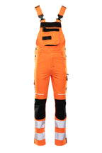 BIB PANTS. FLASH WARNING ORANGE SKF005 CAT II