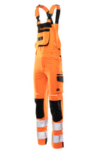 BIB PANTS. FLASH WARNING ORANGE SKF005 CAT II