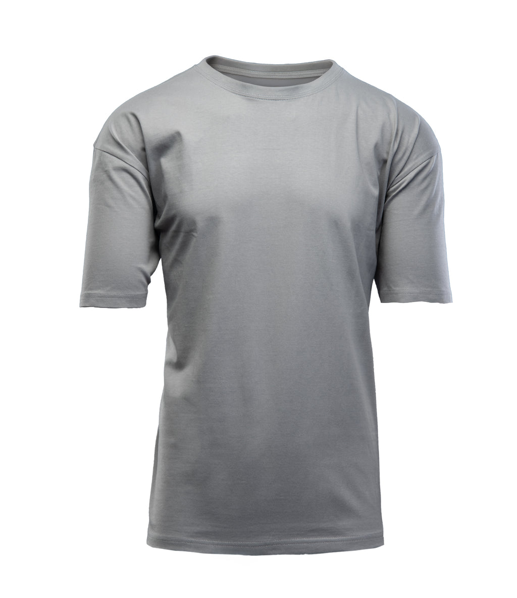 T-SHIRT 100 % COTTON GRAY