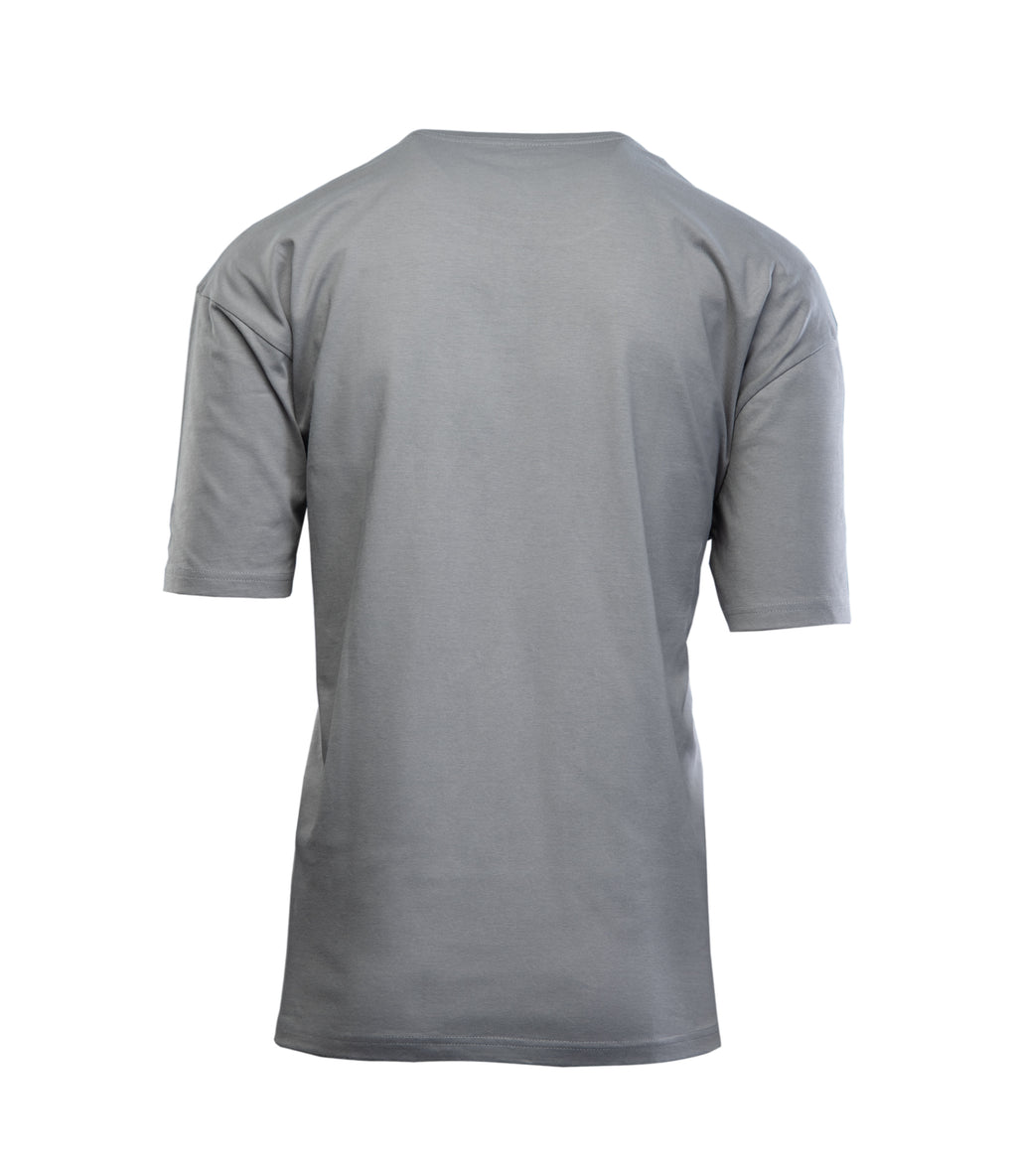 T-SHIRT 100 % COTTON GRAY
