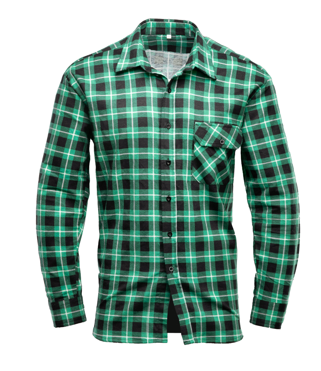 BONO FLANNEL SHIRT GREEN