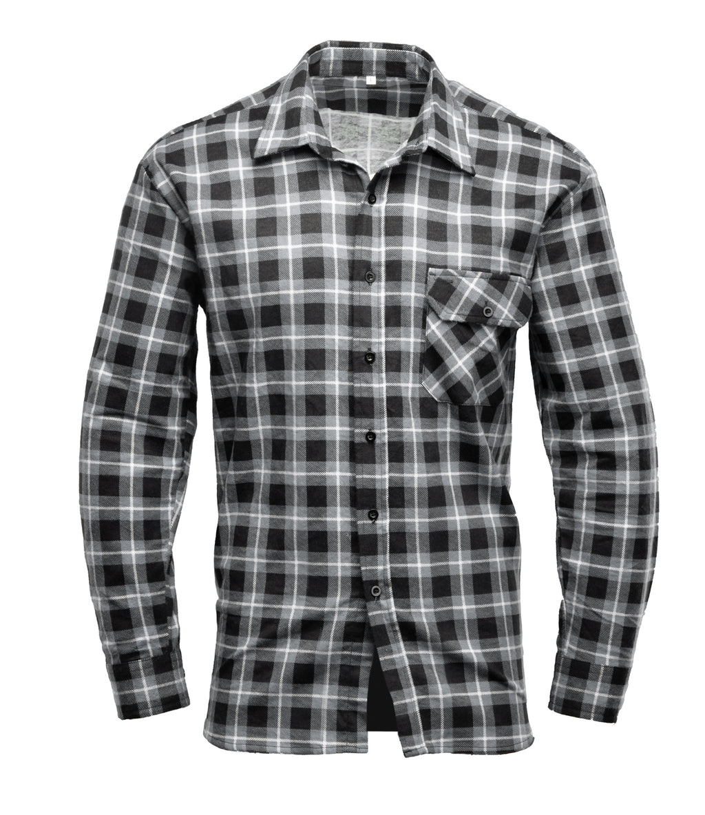 BONO FLANNEL SHIRT GREY