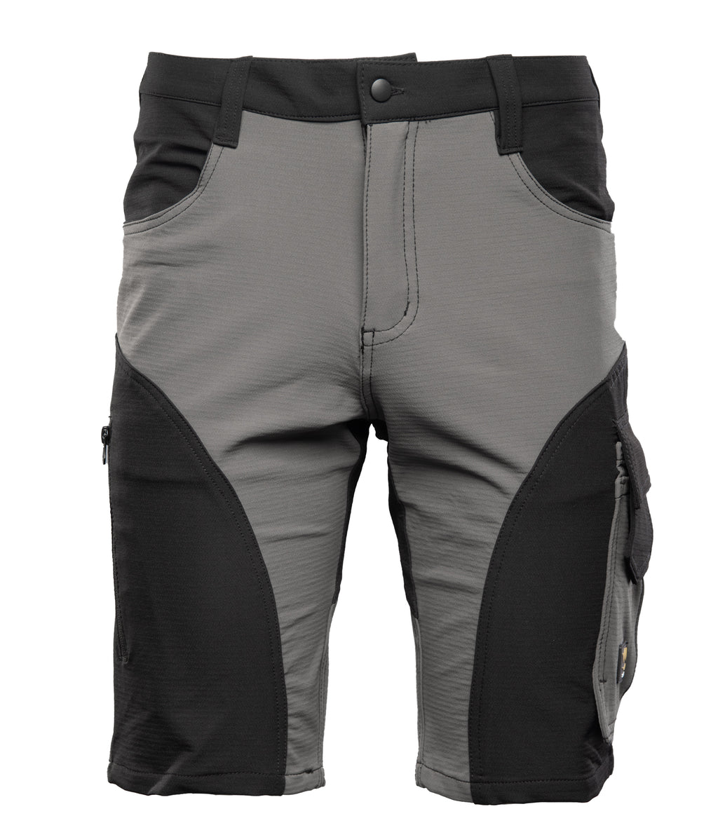 TRAIL TROUSERS SHORT STEEL/BLACK