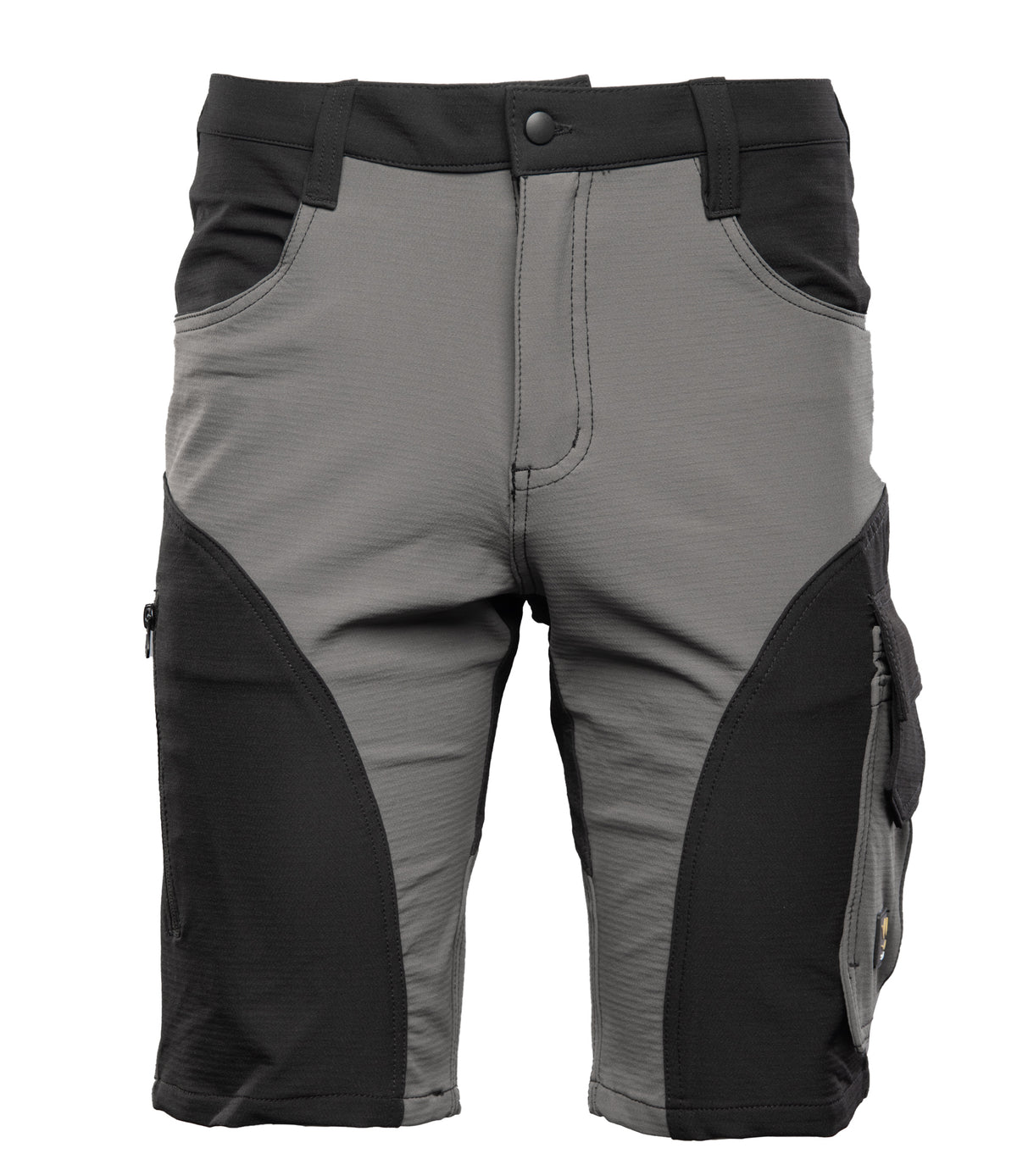 TRAIL TROUSERS SHORT STEEL/BLACK