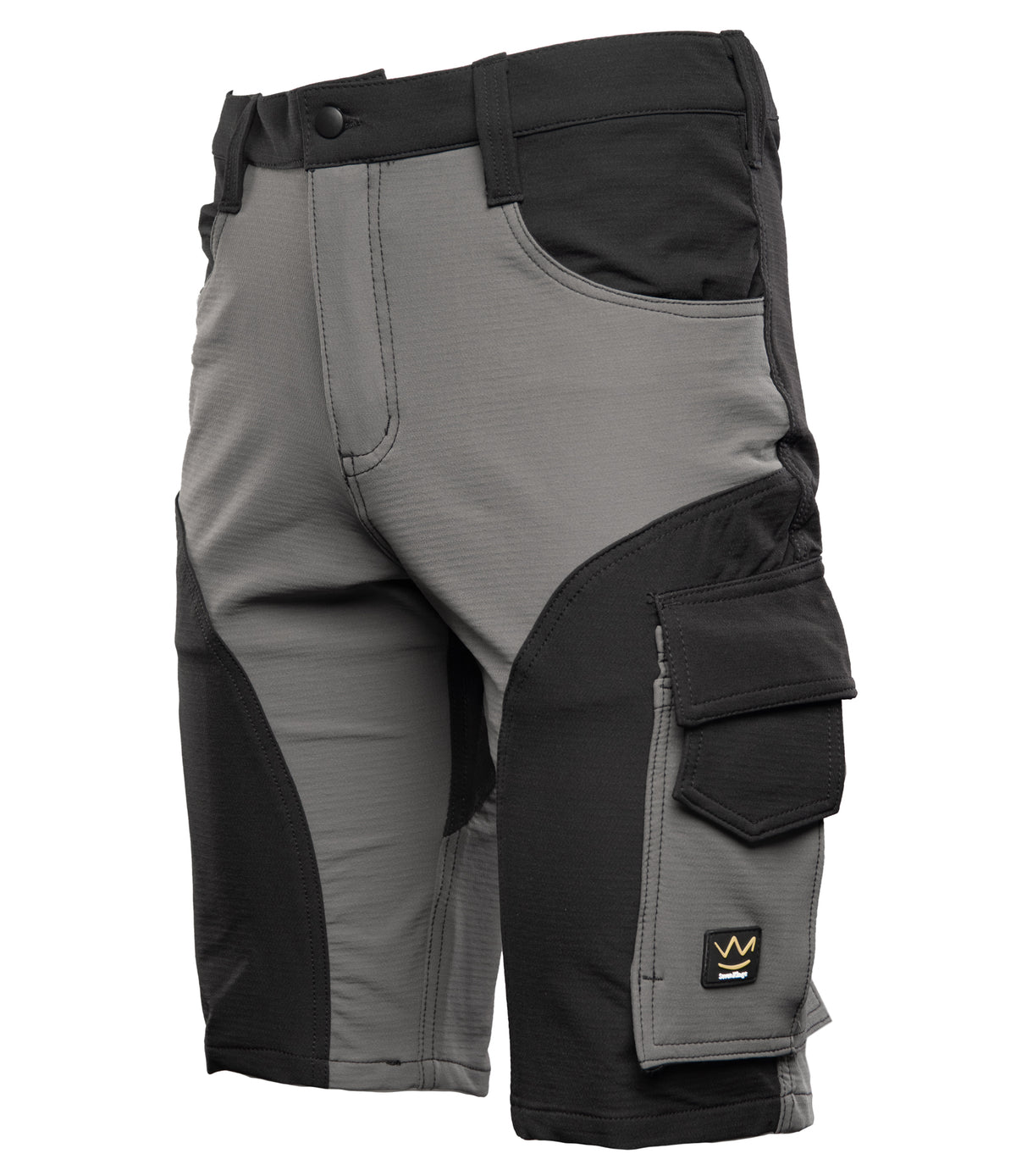 TRAIL TROUSERS SHORT STEEL/BLACK