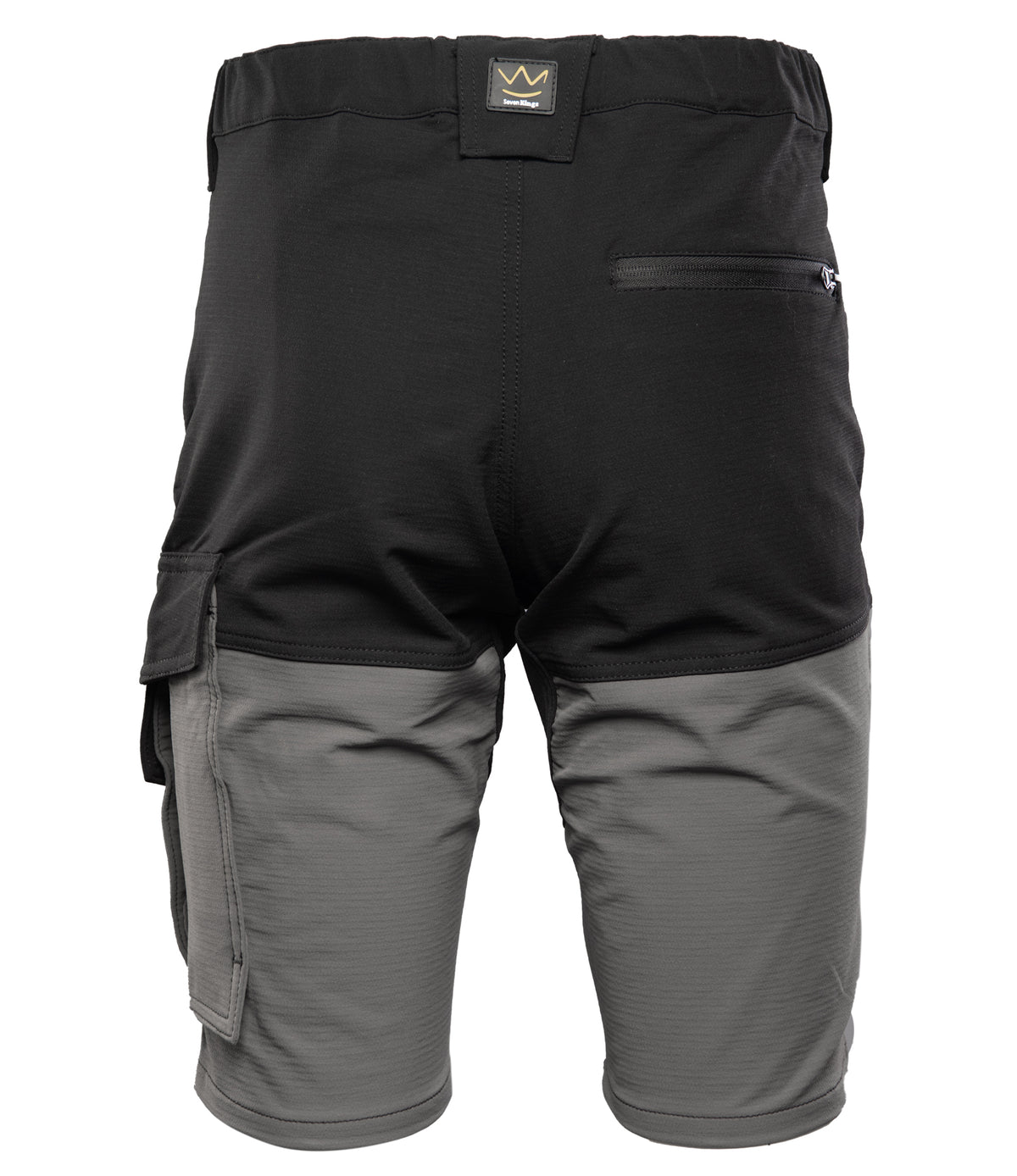 TRAIL TROUSERS SHORT STEEL/BLACK