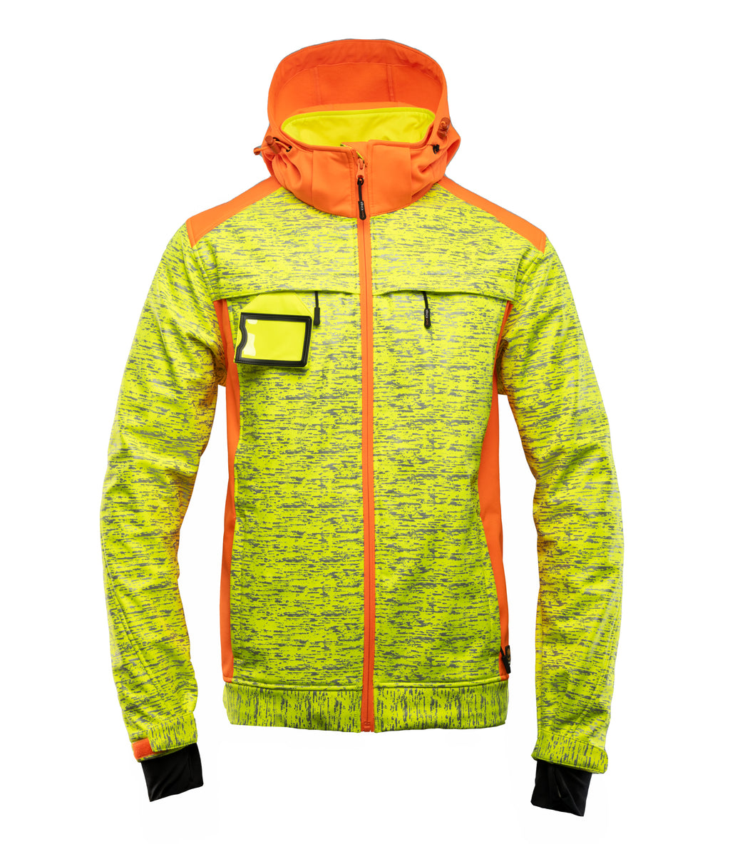 SEVEN KINGS CROSS SOFTSHELL JACKET YELLOW/ORANGE