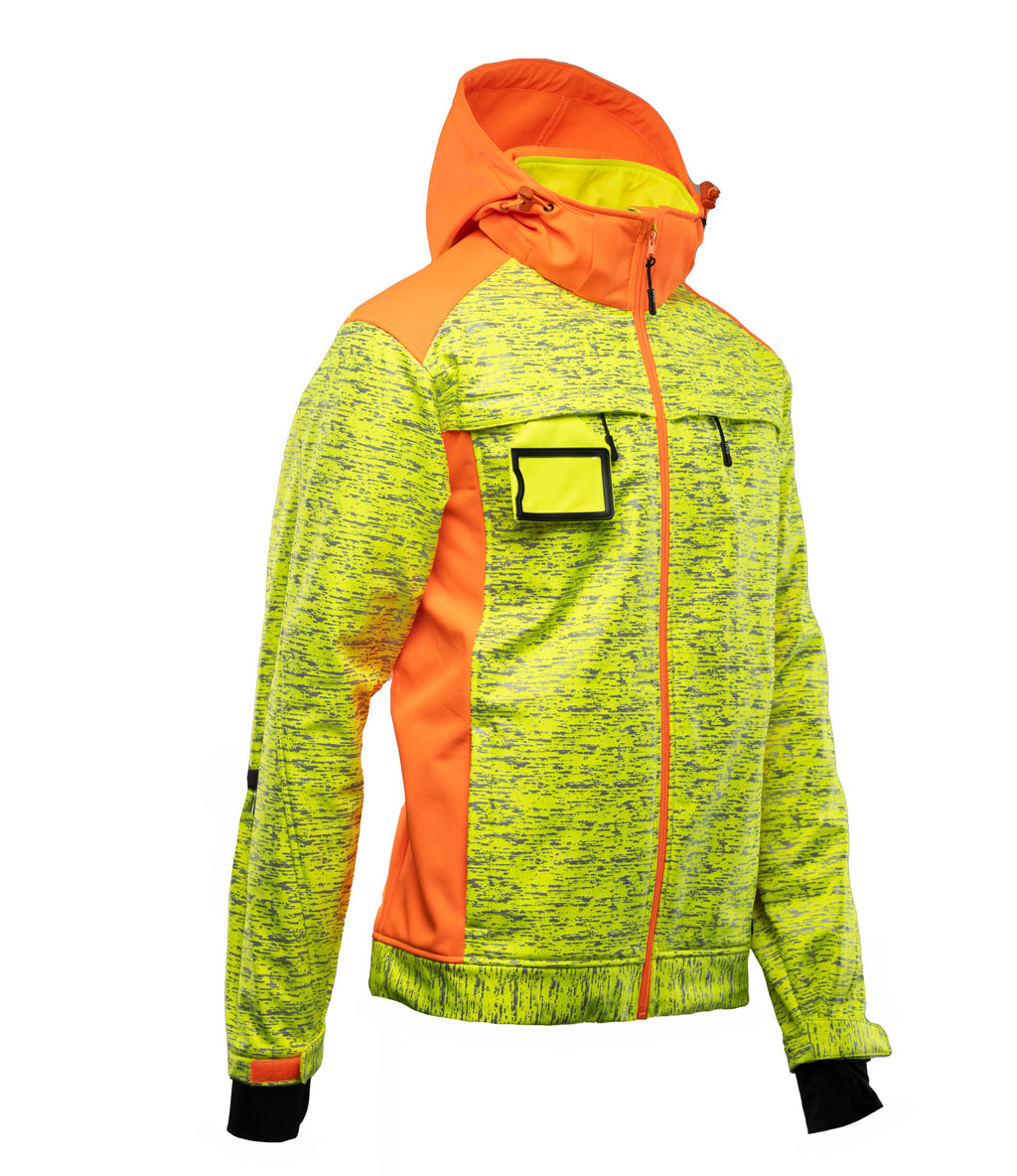SEVEN KINGS CROSS SOFTSHELL JACKET YELLOW/ORANGE