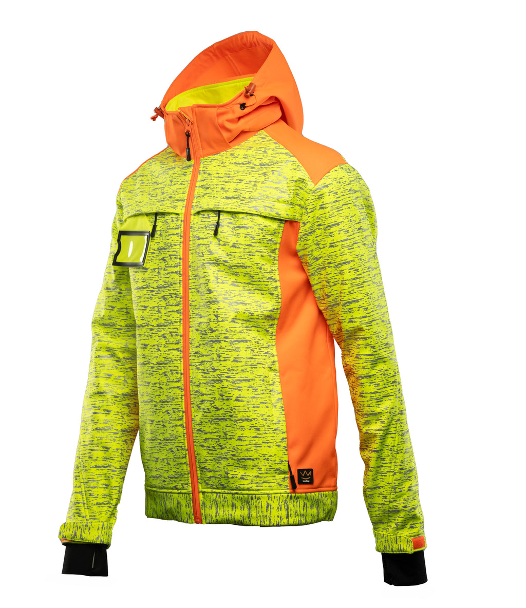 SEVEN KINGS CROSS SOFTSHELL JACKET YELLOW/ORANGE