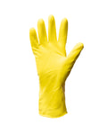 POLSTARITTA RUBBER FLOCKED GLOVES (2110X ) YELLOW