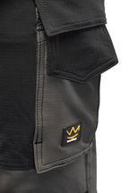 TRAIL TROUSERS WAIST STEEL/BLACK