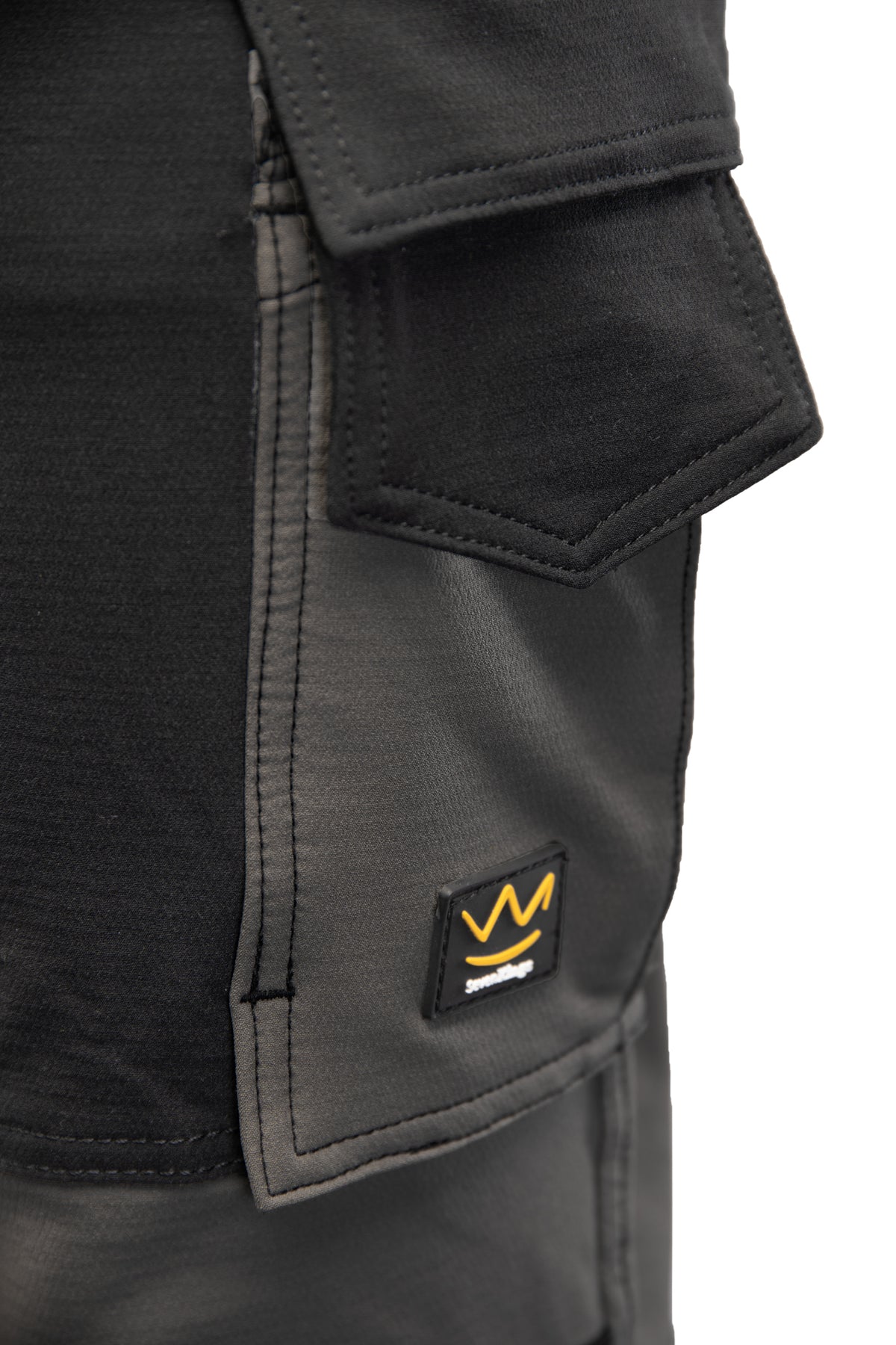 TRAIL TROUSERS WAIST STEEL/BLACK