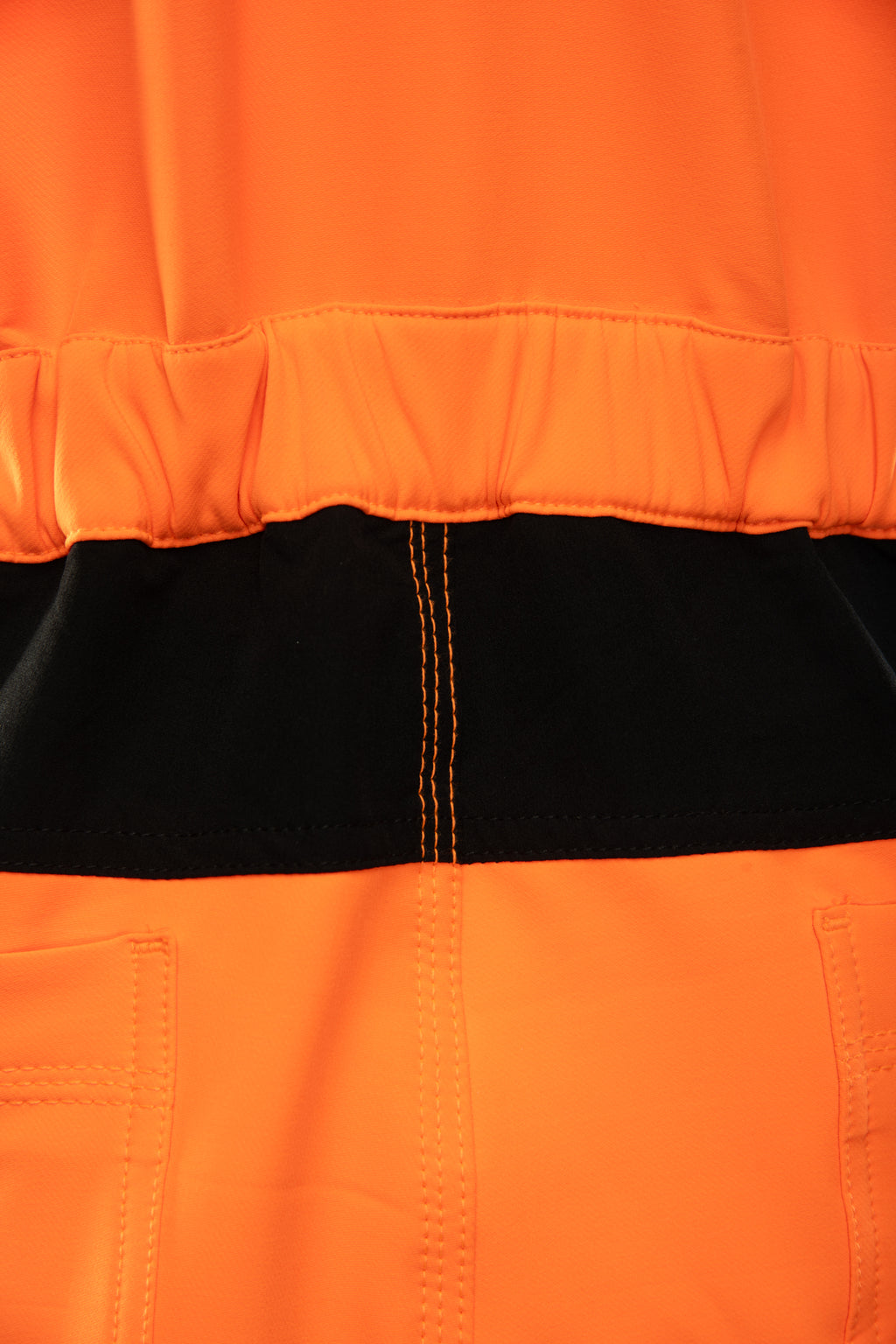 BIB PANTS. FLASH WARNING ORANGE SKF005 CAT II