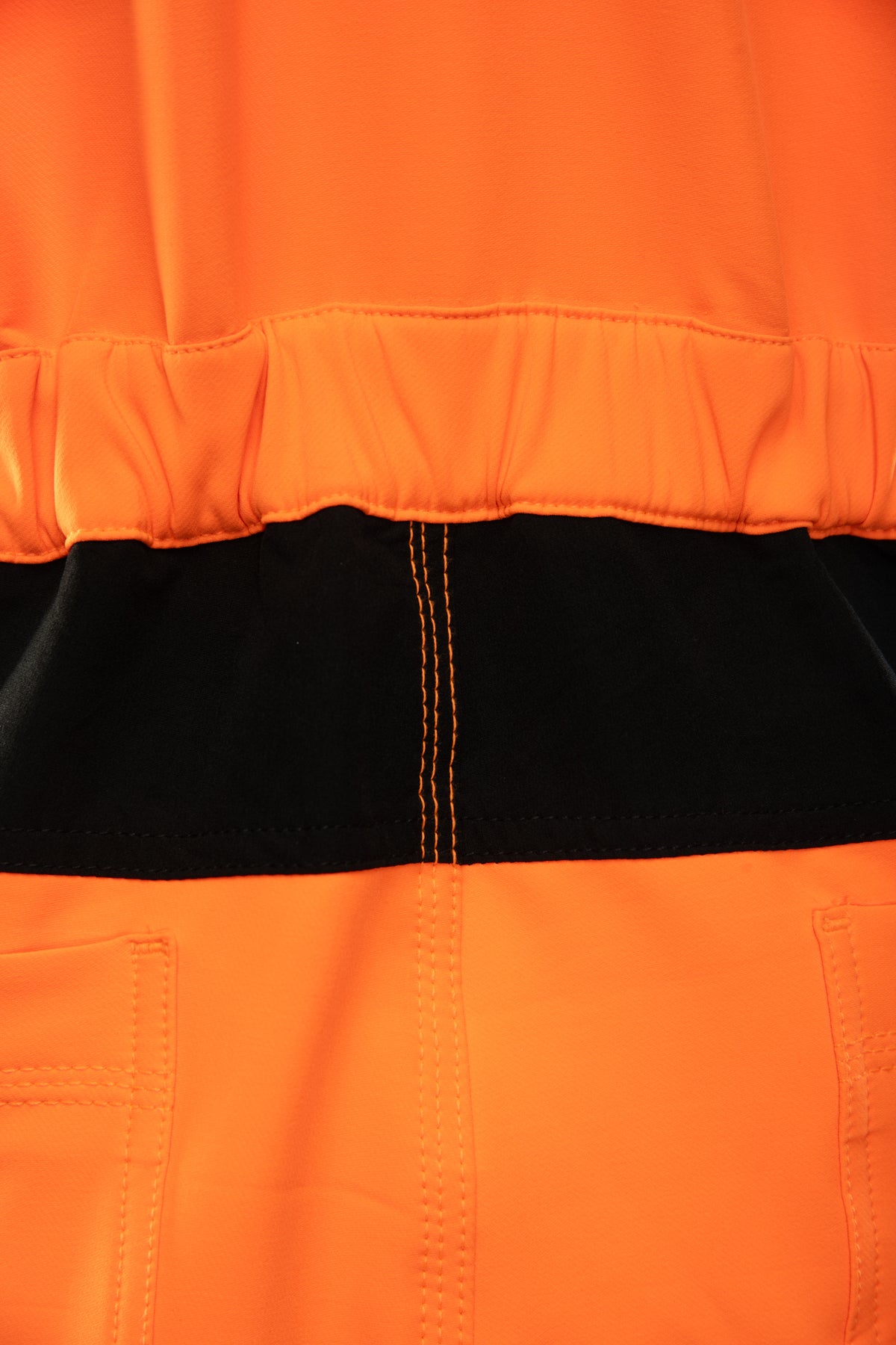 BIB PANTS. FLASH WARNING ORANGE SKF005 CAT II