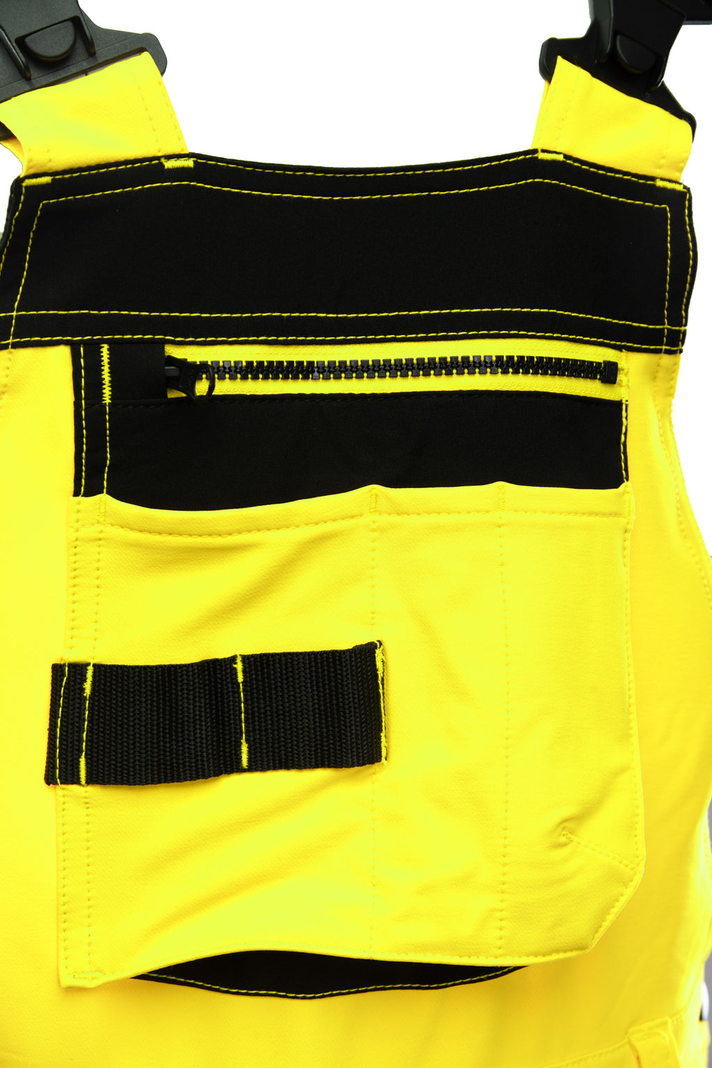 BIB PANTS. FLASH WARNING ORANGE SKF005 CAT II