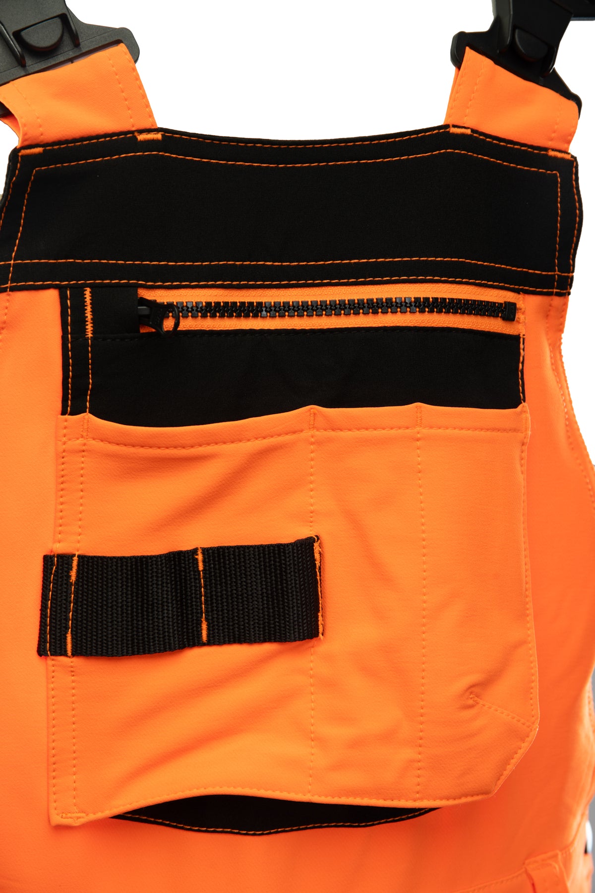 BIB PANTS. FLASH WARNING ORANGE SKF005 CAT II