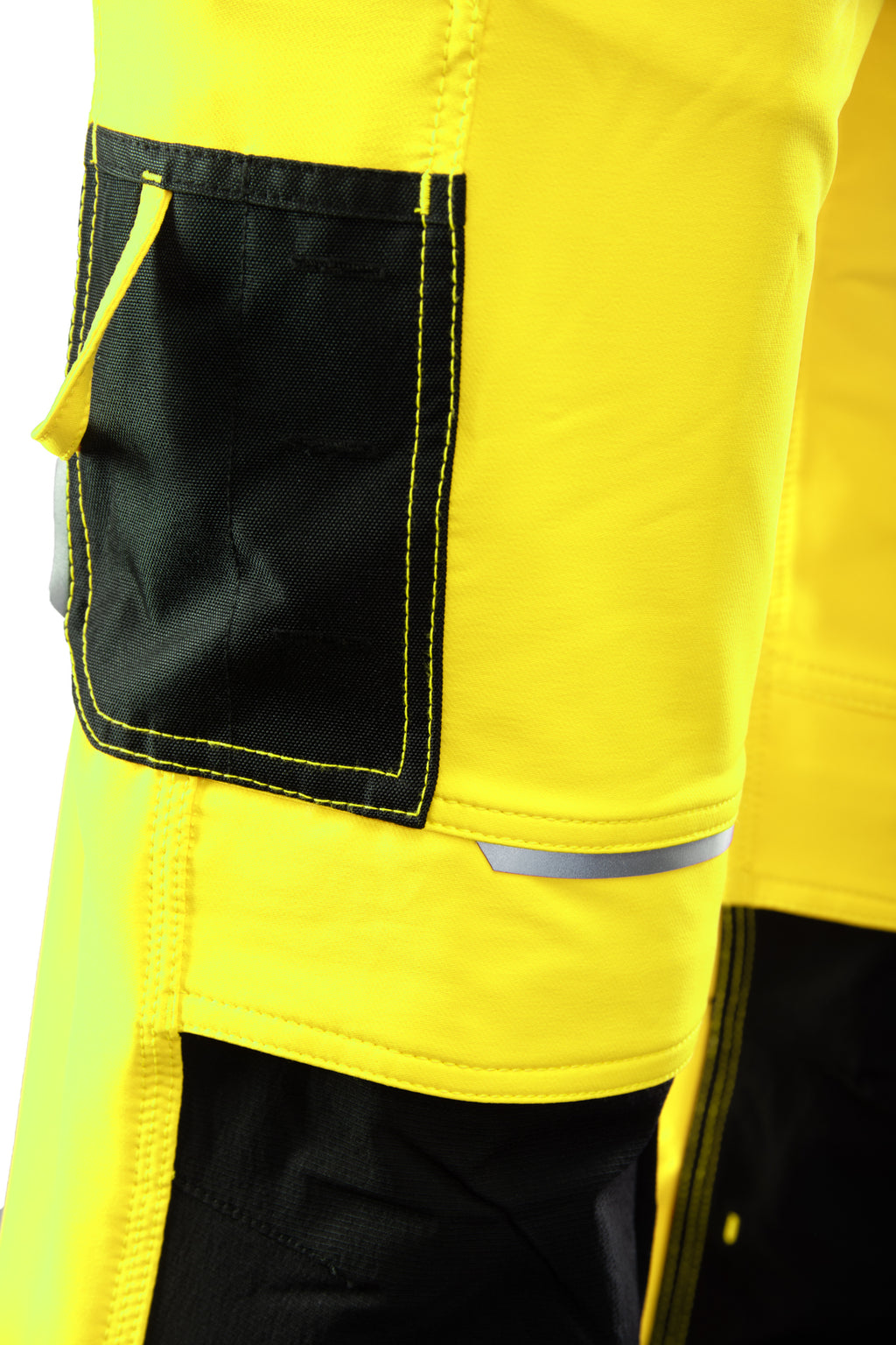 BIB PANTS. FLASH WARNING ORANGE SKF005 CAT II