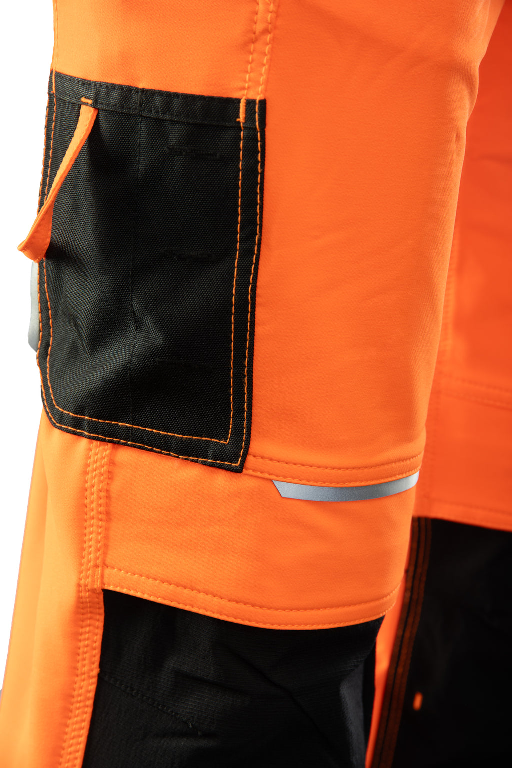 TROUSERS WITH REFLECTIVE ORANGE SKF006 CAT II