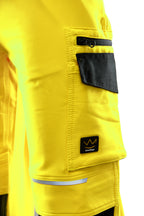 BIB PANTS. FLASH WARNING ORANGE SKF005 CAT II