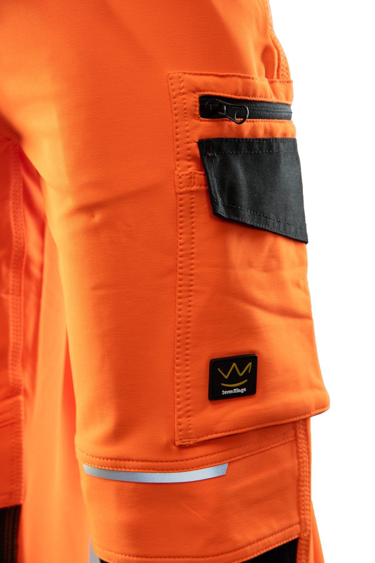 BIB PANTS. FLASH WARNING ORANGE SKF005 CAT II