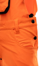 BIB PANTS. FLASH WARNING ORANGE SKF005 CAT II