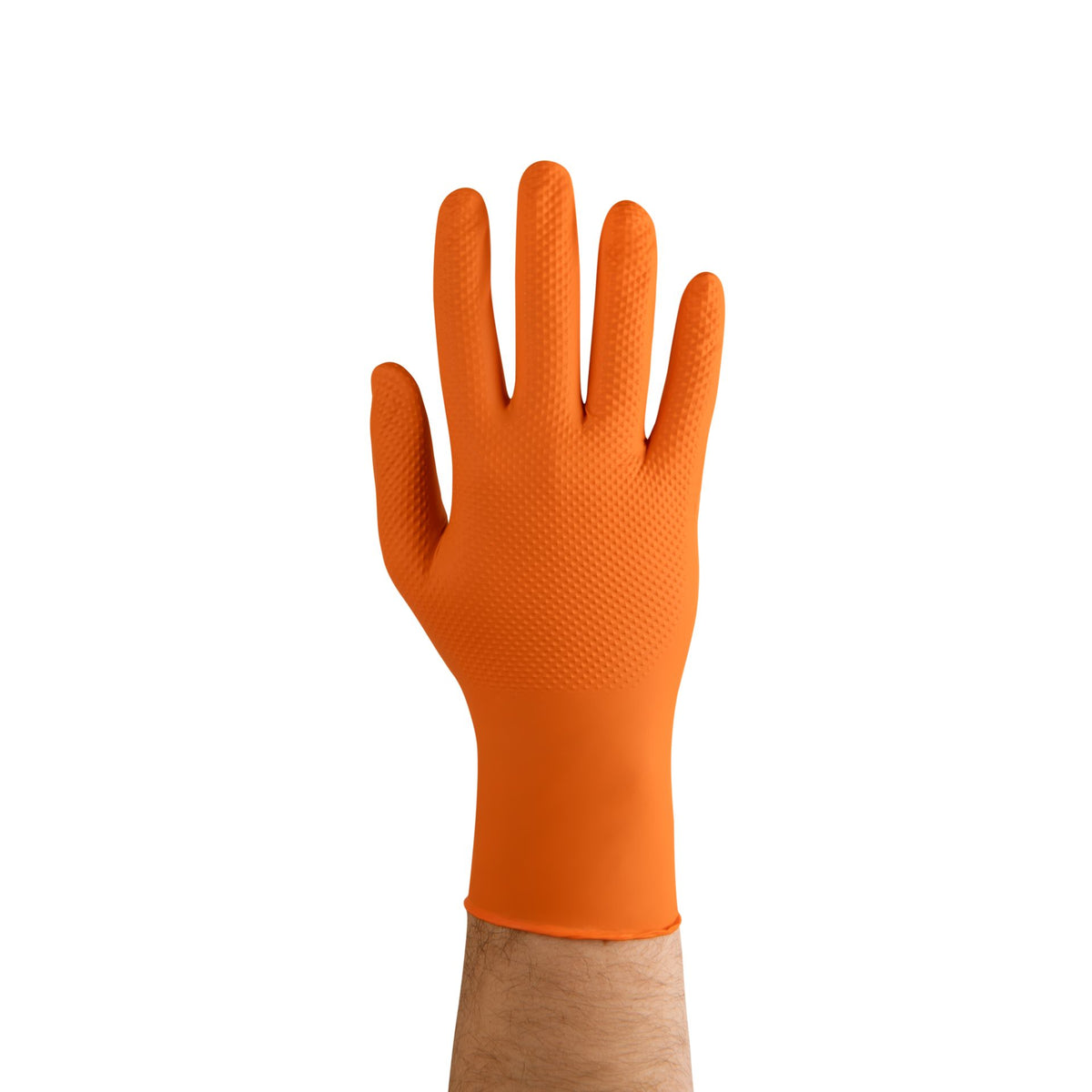 GRIPZZLY NITRILE GLOVES ORANGE