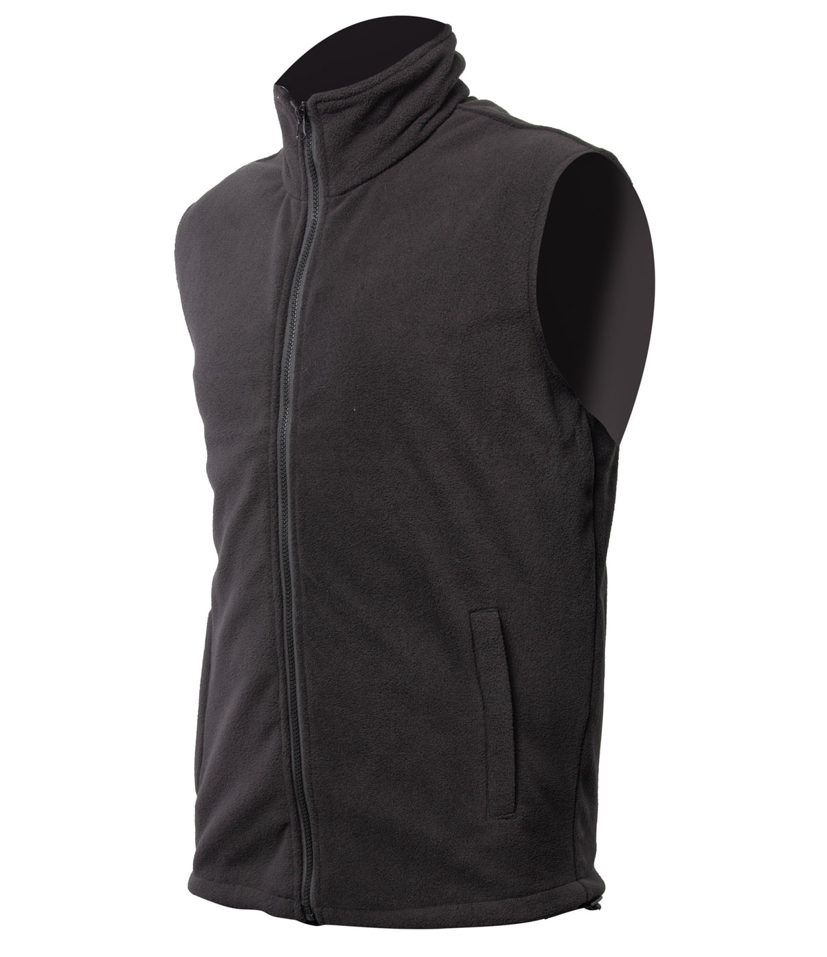 FOGG FLEECE VEST BLACK