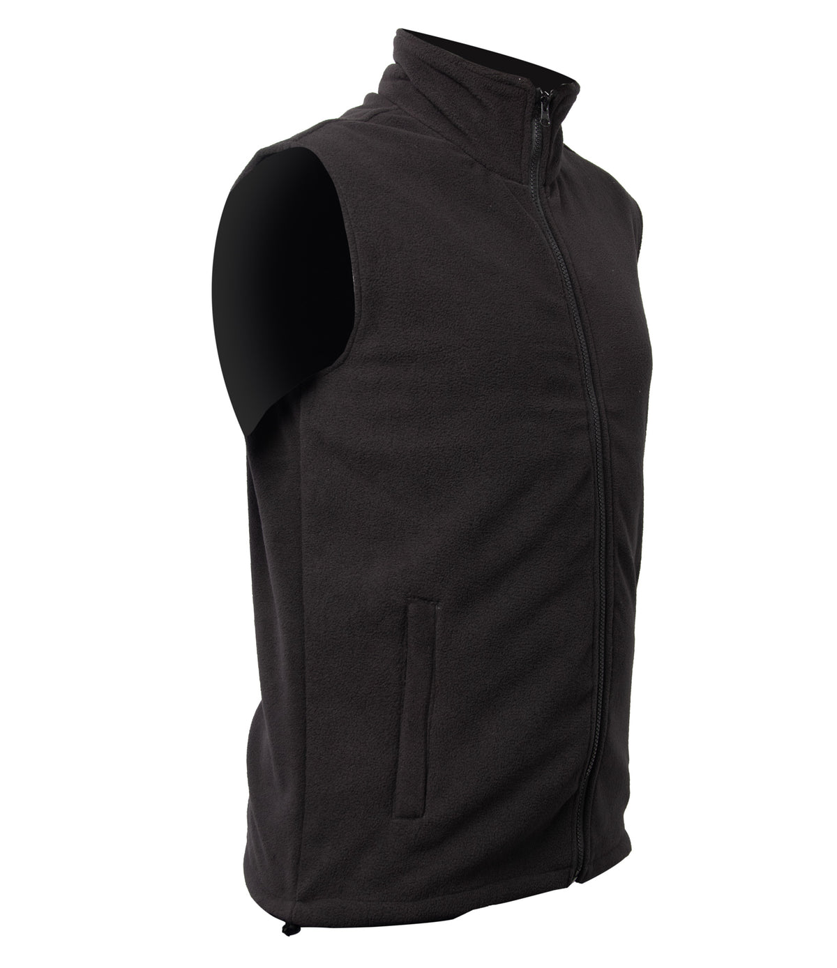 FOGG FLEECE VEST BLACK