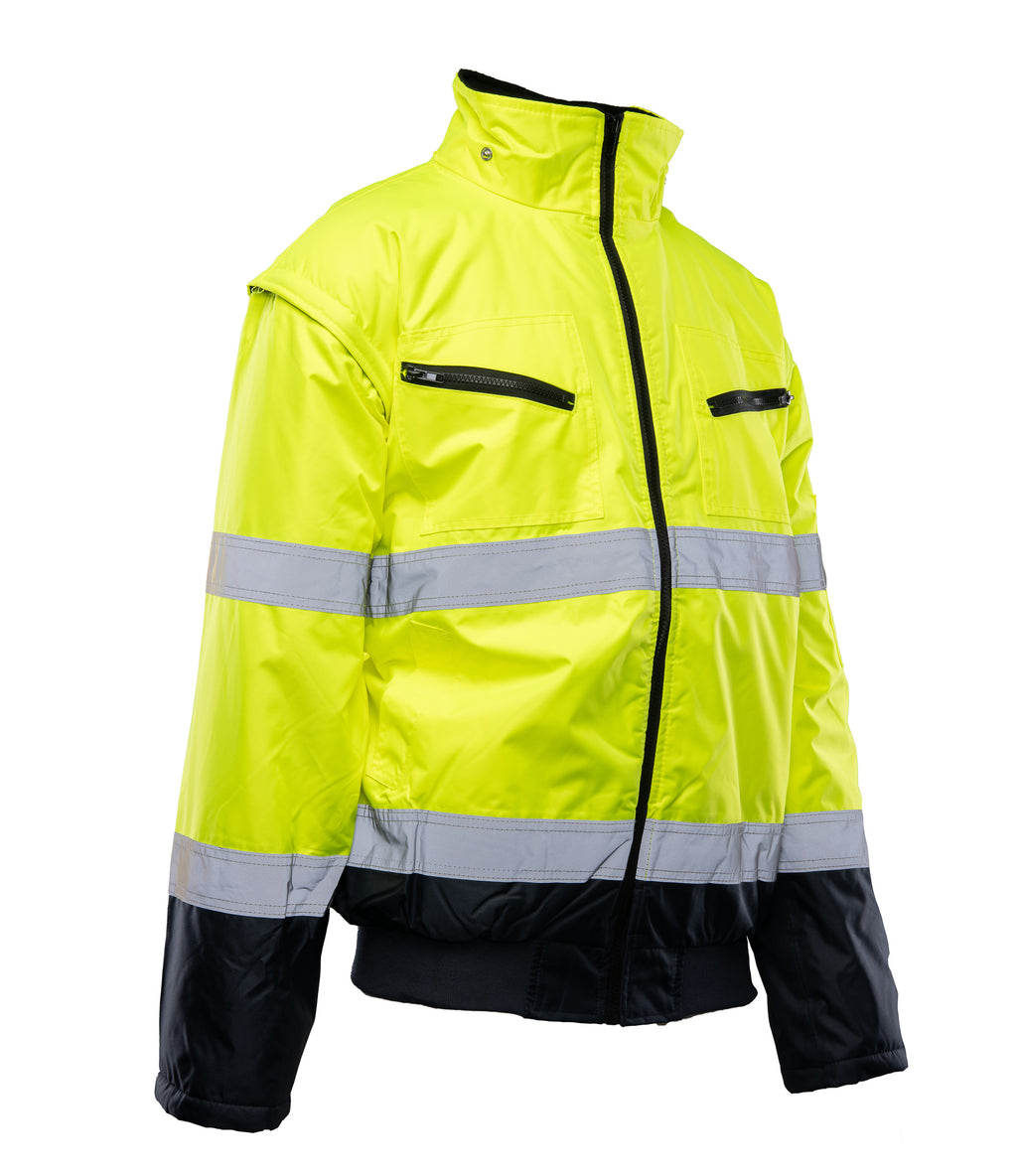 BOMBER JACKET HI-VI 2W1