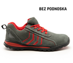LOW SHOE FUSION O1 SRA GREY/RED